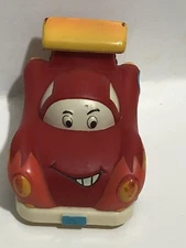 My B Toys Freddy Zoom Pull Back Red Car Figure Toy T7