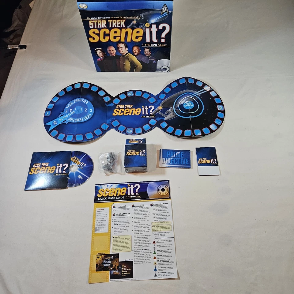 Star Trek Scene It? DVD Board Game Screenlife Mattel 2009 Complete Read Descript - Image 3 of 4
