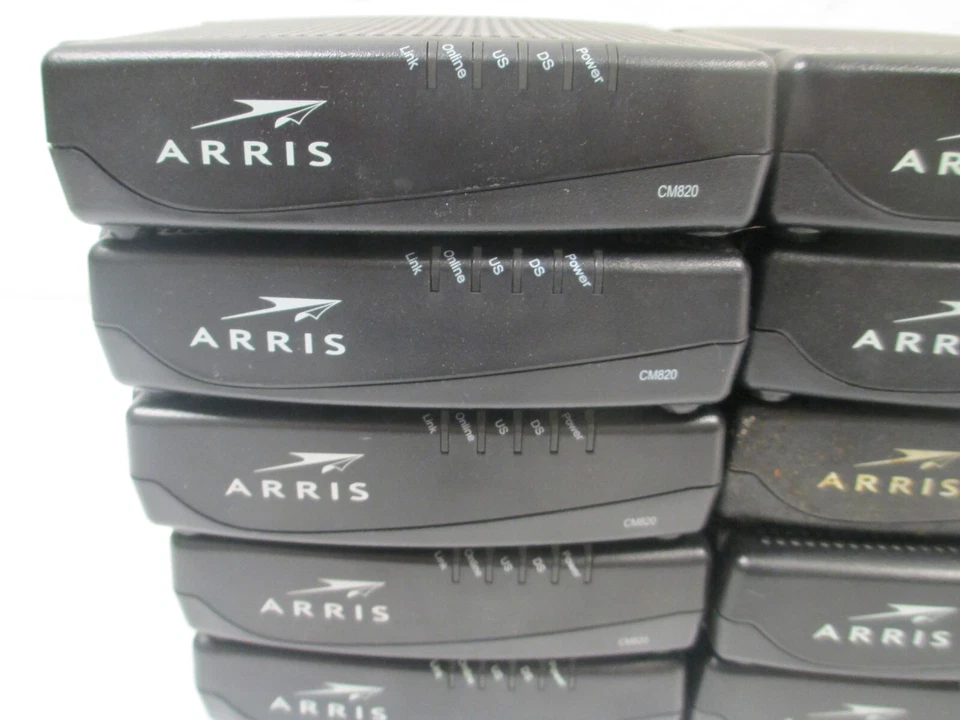 LOTE DE 10 módems de cable Arris CM820A DOCSIS 3.0 (SIN CABLES) Foto 2 de 4