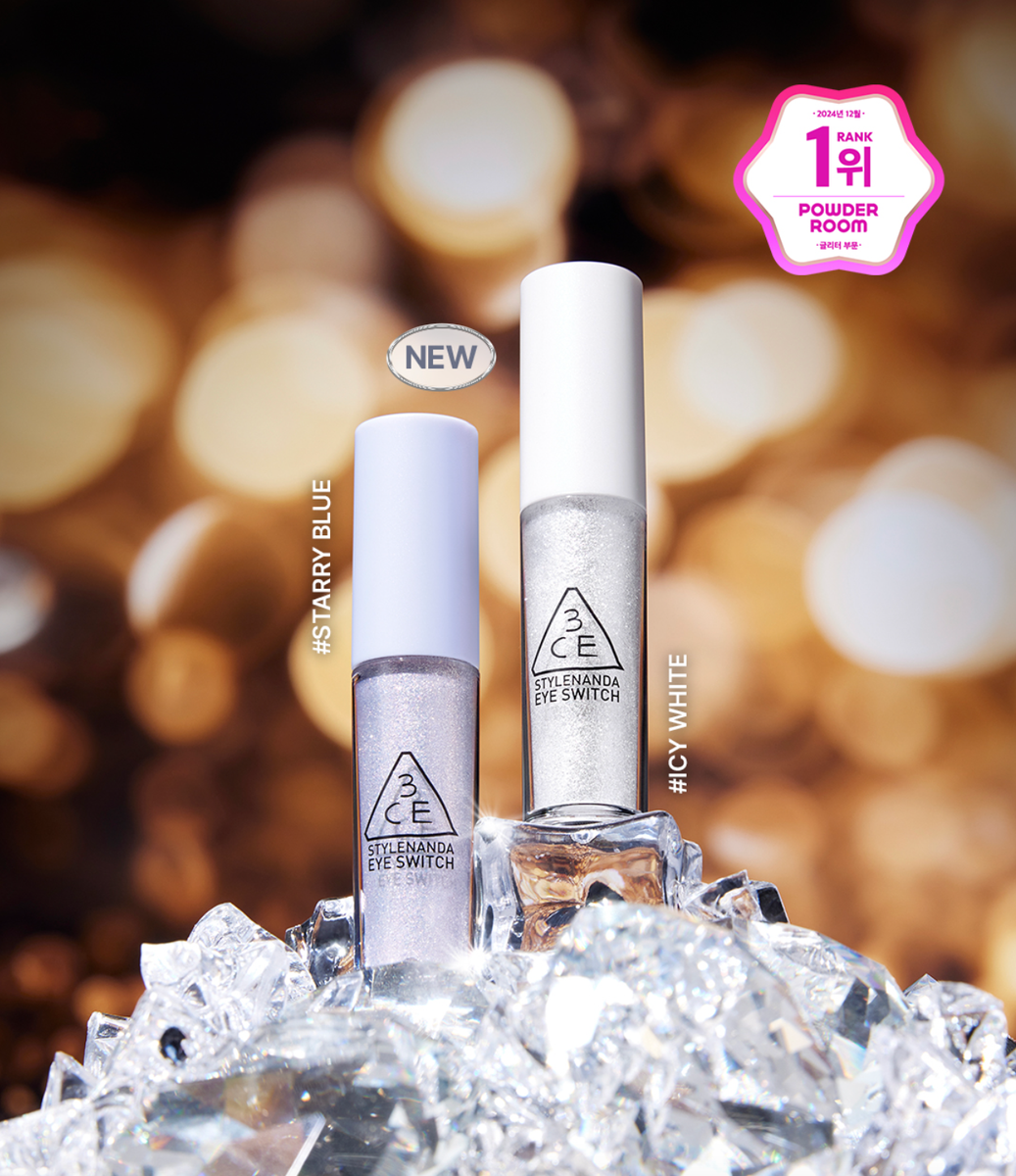 即購入OK！3CE3点セット！！ 3CE Eye Switch 8 Colors 4.3g | Glitter Eye Glitter | K