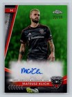 2024 Topps Chrome MLS Mateusz Klich Neon Green Refractor Auto /99 D.C. United