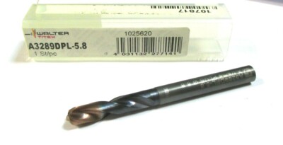 TITEX VHM Bohrer Ø5,8 3xD mit IK A3289DPL-5,8 SchaftØ6 Neu X42529