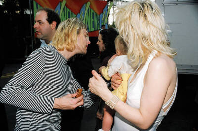 Kurt Cobain of Nirvana, Courtney Love & Frances Bean Cobain 1993 Old Photo