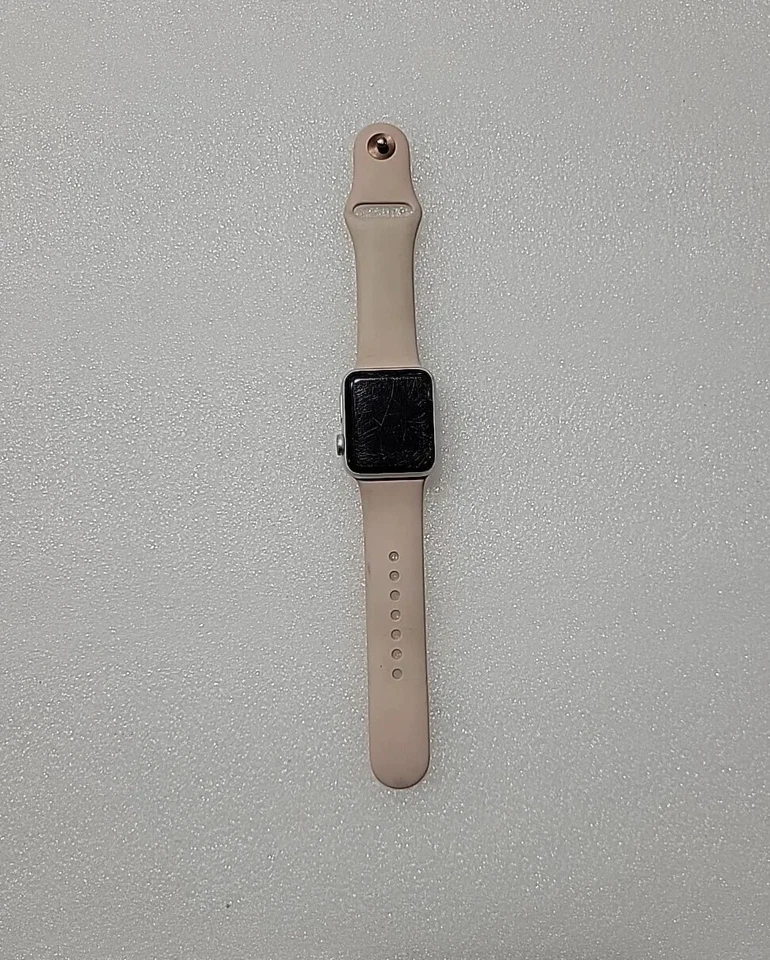 Reloj inteligente Apple Watch Series 2 38 mm estuche de aluminio plateado sin probar para piezas  Foto 2 de 4