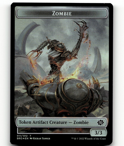 MTG Artifact Zombie Token Brothers War SEA APAC Battlefield Mural 