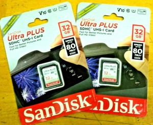 2x-San-disk-32GB-Ultra-Class-10-UHS-I-Micro-SD-SDHC-Memory-Card