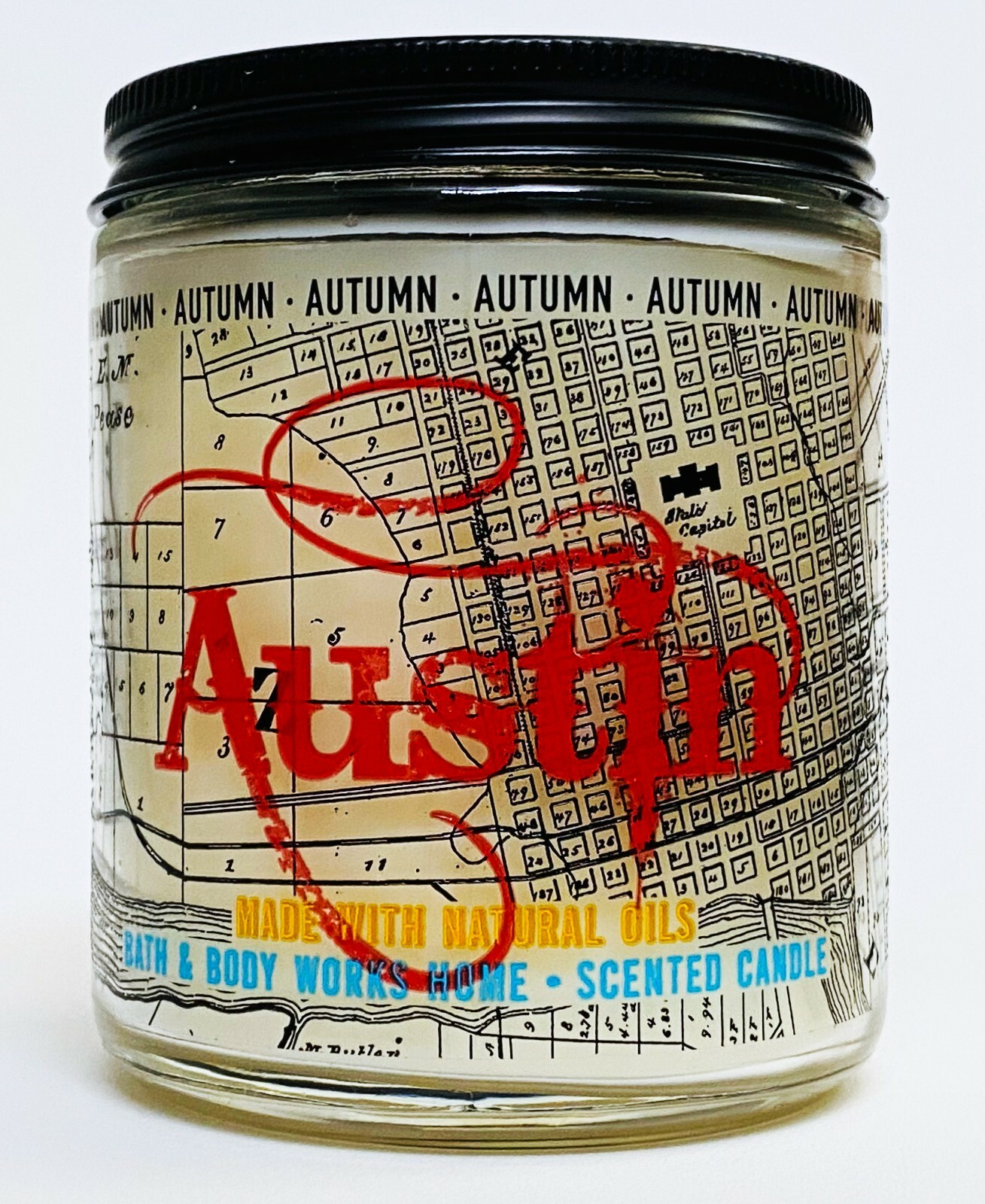 1 Bath & Body Works AUSTIN Autumn 1Wick Scented Medium Size Candle 7