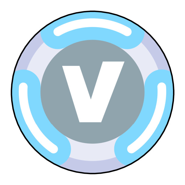 35 x V Bucks vbucks Inspired Chocolate Coin Sticker Birthday