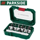 Parkside Router Bits 12 Pieces Set For All Standard Routers With 8mm collets