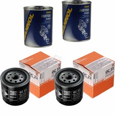 2x Original MAHLE / KNECHT Ölfilter OC 23 + 2x SCT Motor Flush Motorspülung