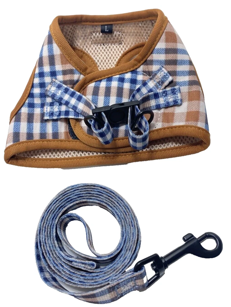 Dog Harness And Leash Set  - Large (For Smaller Dogs )
