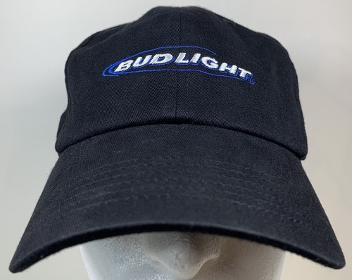 Bud Light Budweiser Hat Black Drink Cap 