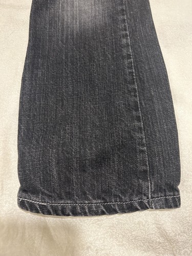 Levi 527 Red Tab bootcut jeans youth size 8 slim black - Picture 10 of 17