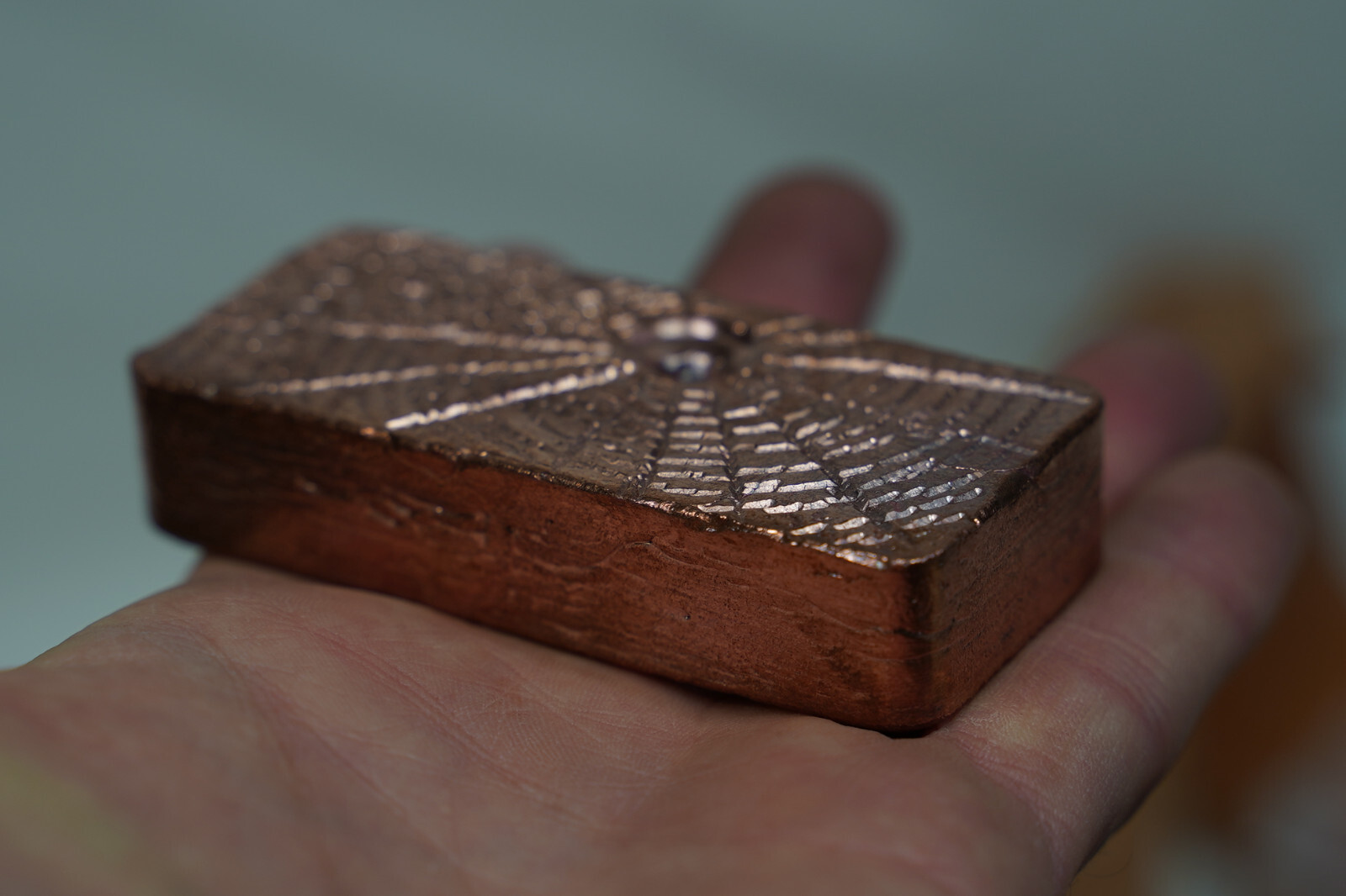 copper ingot bar 999 AVDP 2022 Elvis' Place custom metal work EPS24568