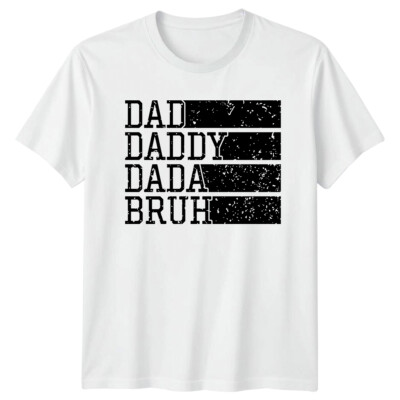 Papa Papa Dada Bruh Vatertag Herren T-Shirt