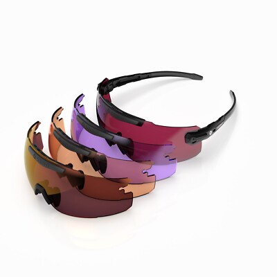 X Sight Sport   AXIOM   AX3   Schießbrillen-Set mit 4 Gläsern