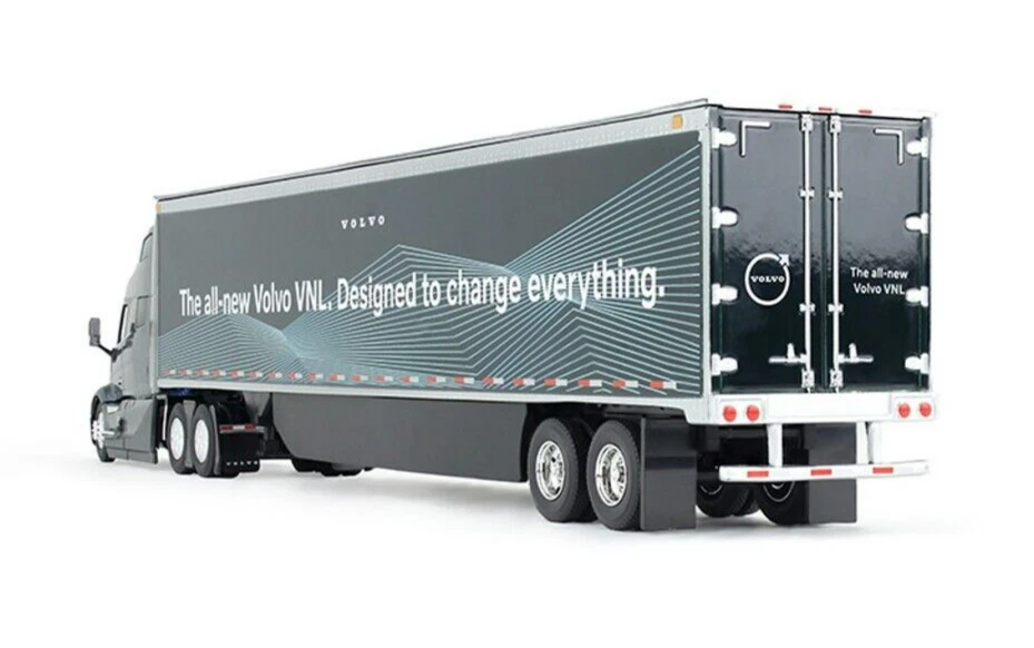 FIRST GEAR 1:50 *COASTAL MIST* VOLVO VNL 860 High Roof Semi & 53' Trailer *NIB* - Image 2 of 2