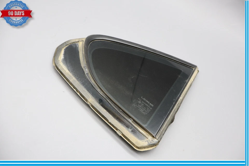 07-17 Lexus LS460 Puerta Trasera Derecha Pasajero Puerta Esquina Cuarto Ventana Vidrio Fabricante Original Foto 3 de 4