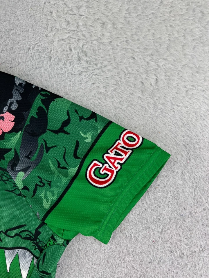 Camiseta deportiva de ciclismo Voler para mujer grande verde caimán 1/2 cremallera poliéster Foto 2 de 4