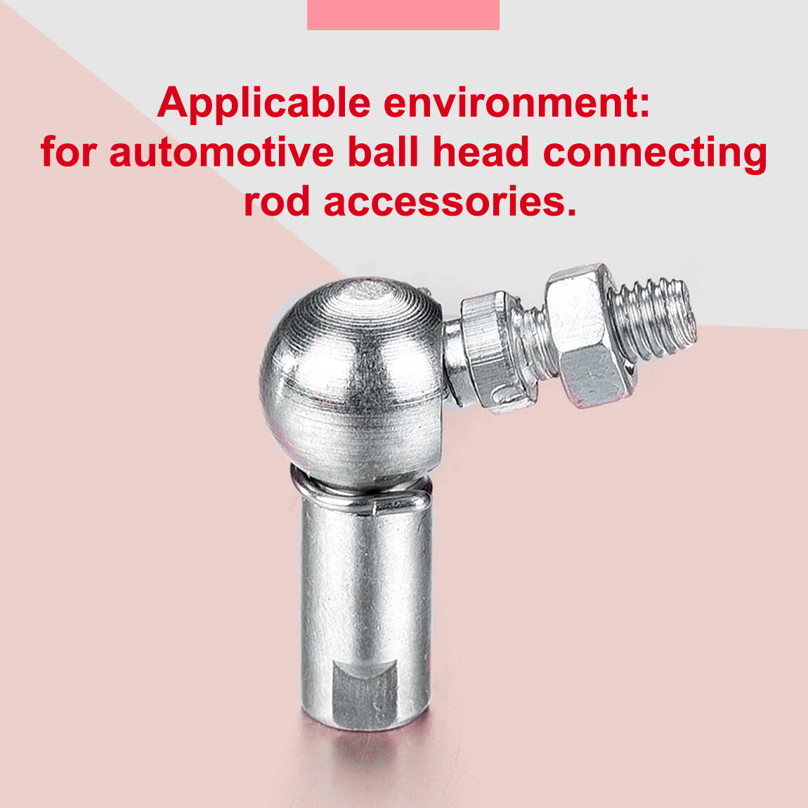 2Pc M8 8mm Right Thread L Shape Ball Joint Rod End Bearing Pitch 1.25mm