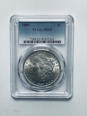 1889年 MORGAN SILVER DOLLAR アメリカPCGS MS63 s-l400.jpg