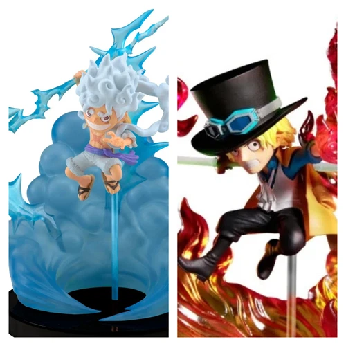 BANDAI One Piece World Collectable Figure Special Sabo Special & Monkey D. Luffy