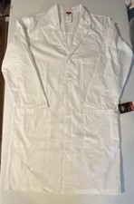 Dickies EDS Professional Men  Women Scrubs Lab Coats 40" 83403 White M