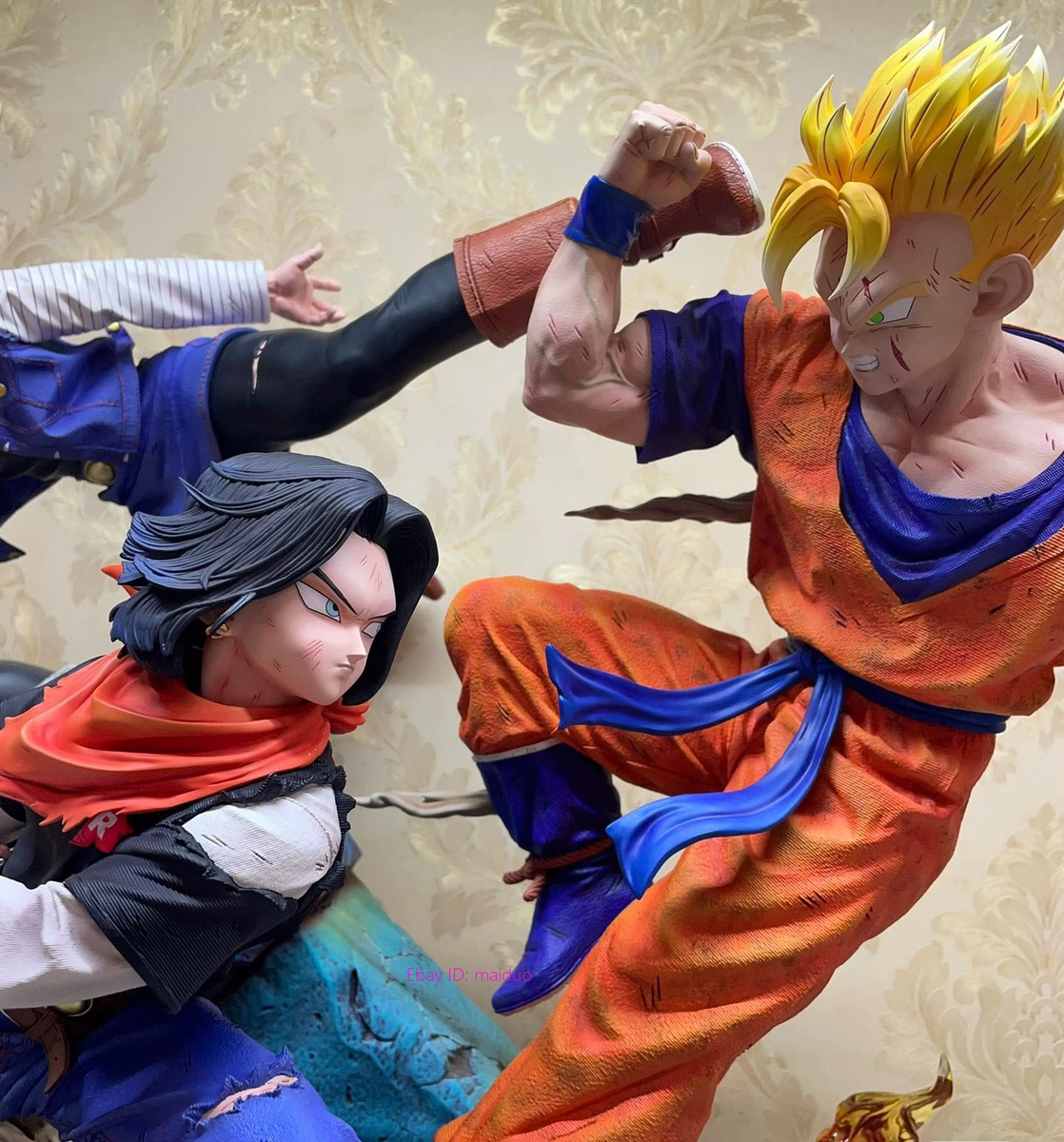 ドラゴンボール バラエティセット KD Studio Android 17 Android 18 VS Gohan Resin Dragon Ball