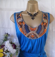 👗***MONSOON BNWT "ARUNA BLUE" DRESS SIZE 14***👗