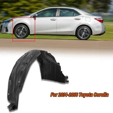 Front Left Driver Side LH Splash Shield Fender Liner Fits 14-16 Toyota Corolla
