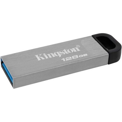 Kingston DataTraveler Kyson 128GB USB 3.2 Gen 1 Type A Flash Drive - Stylish Cap