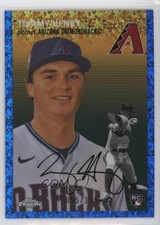 2023 Chrome Platinum Anniversary Blue Mini-Diamond Refractor Tommy Henry 1kn1