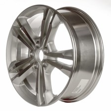 02410 Refinished Dodge Charger 2011-2014 19 Inch Wheel Rim Polished Wsilver