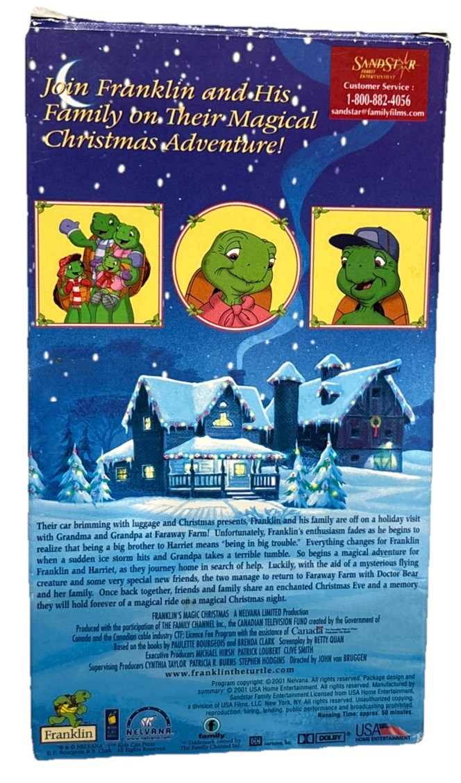 Franklin's Magic Christmas (VHS 2001)-RARE-SHIPS N 24 HOURS | eBay