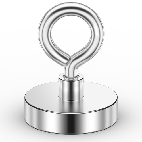 Neodymium Fishing Magnets, 200 lbs Pulling Force, Rare Earth Magnet ...