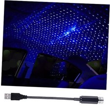 USB Projector Night Light, Portable Adjustable Star Roof Light Car Violet Blue