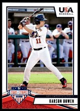 2019 Panini USA Stars & Stripes Karson Bowen USA #55