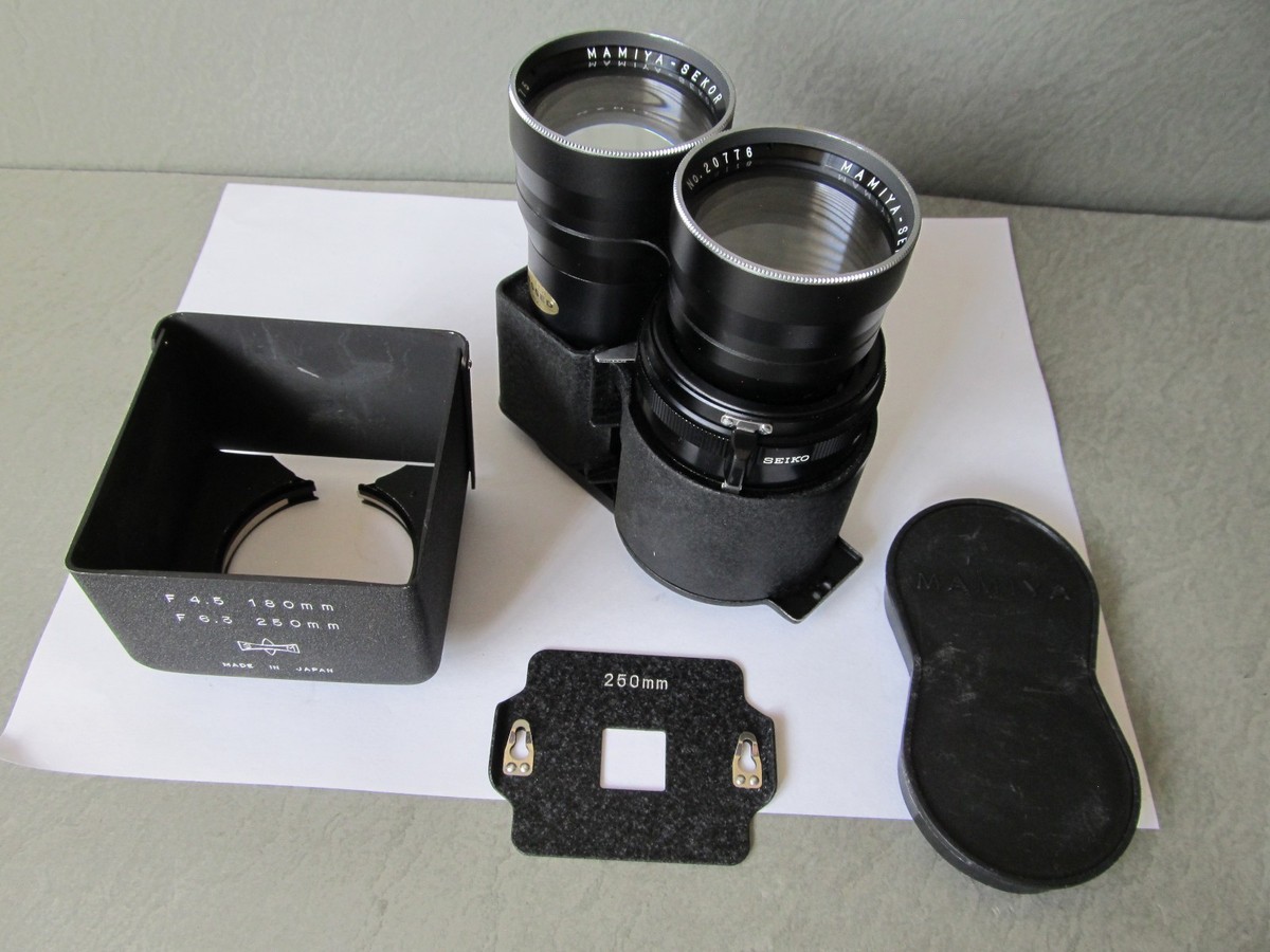 Mamiya-Sekor 250mm f/6.3 Lens for C22, C33, C220, C330 TLR ***Pls