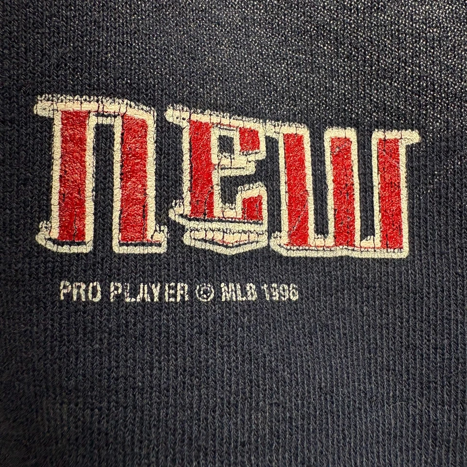 Sudadera De Colección 1996 New York Yankees Para Hombre Grande Azul Serie Mundial Campeones Foto 3 de 4