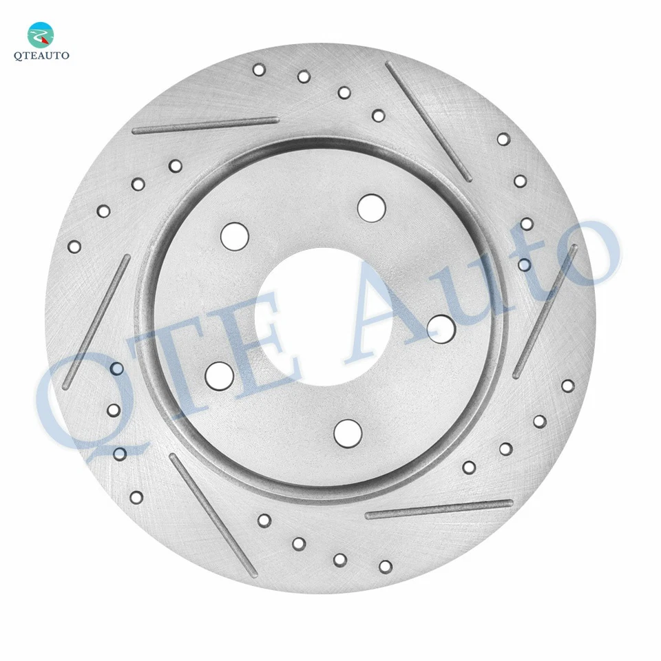 Rotores de freno ranurados perforados traseros de 305 mm 6 piezas - Pastilla de freno para Toyota Venza 2009-2015 Foto 3 de 4