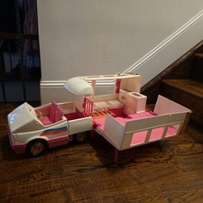 Mattel Barbie Golden Dream Camper Camper Camper Camion Staccabile Vintage 1992 