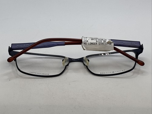 Tommy Hilfiger TH 1396 R1W 53/18 140 Men’s Matte Blue Full Rim Eyeglass Frames - Picture 18 of 22