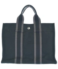 HERMES Tote Bags BlackxGray 2200603591815