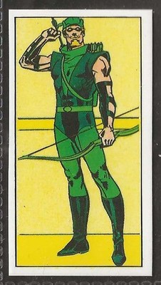 BASSETT-SUPER HEROES 1984-#49- SUPERMAN BATMAN CAPTAIN MARVEL - QUALITY CARD!!