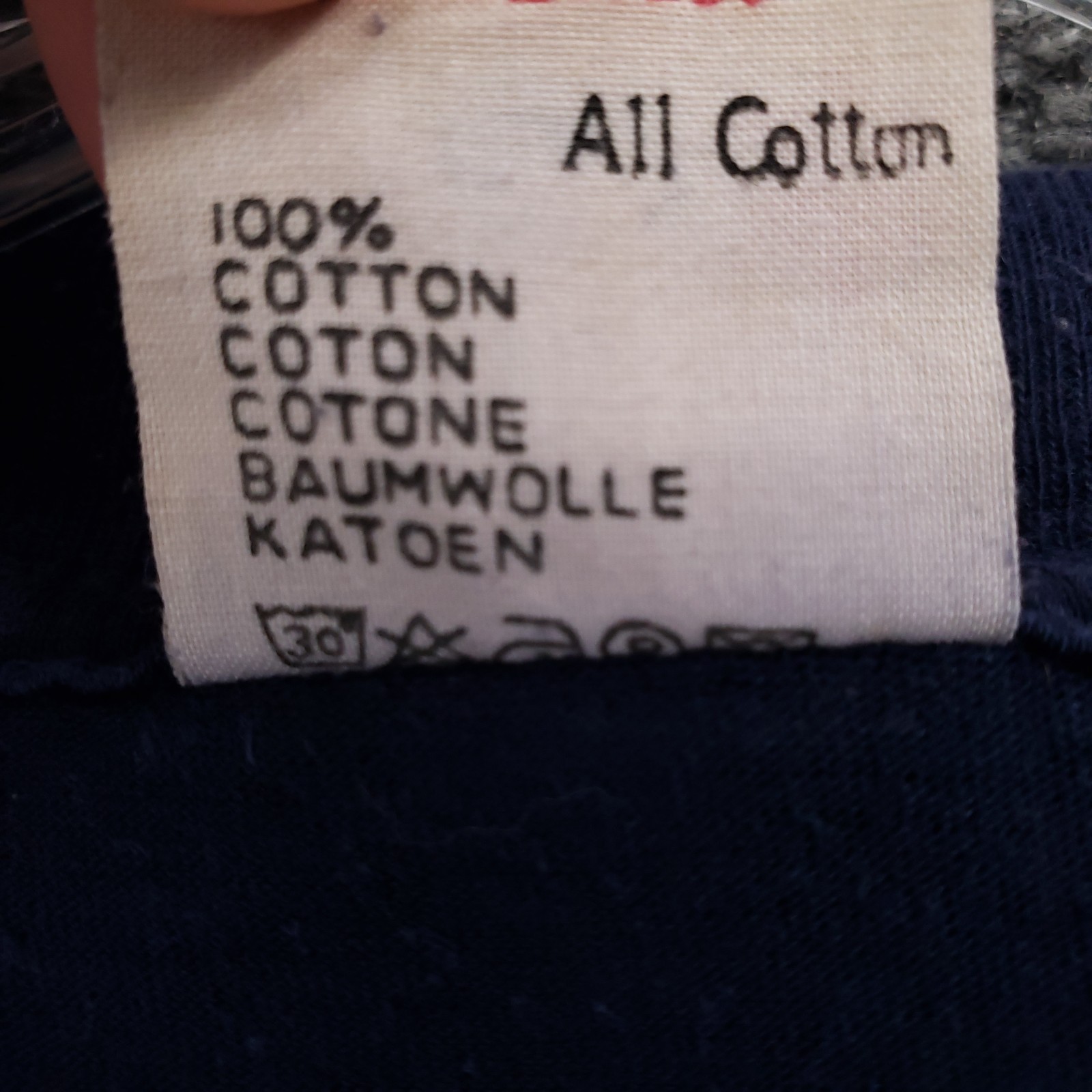 VINTAGE Roma T Shirt Mens L Large Blue Graphic Print Short Sleeve Pullover 90s