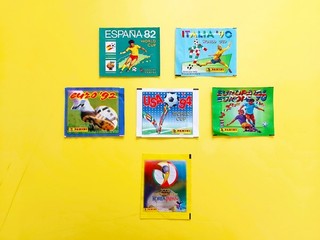 Panini World Cup & Euro 6 volle Tüten Espana 82 Italia 90 USA 94 ab 1982