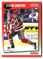 1991-92 Score Canadian English #117 Patrik Sundstrom