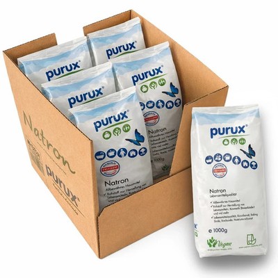 Natron Pulver 5kg + 1kg Bonus, Lebensmittelqualität nachhaltig verpackt