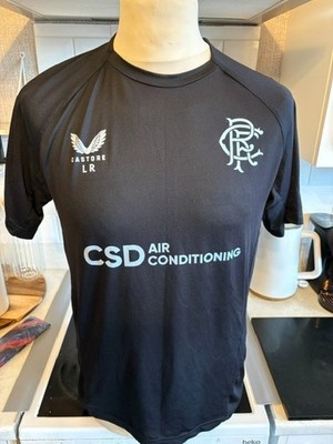 Seltenes Glasgoe Rangers Player Issue Fußballtrikot Castore S