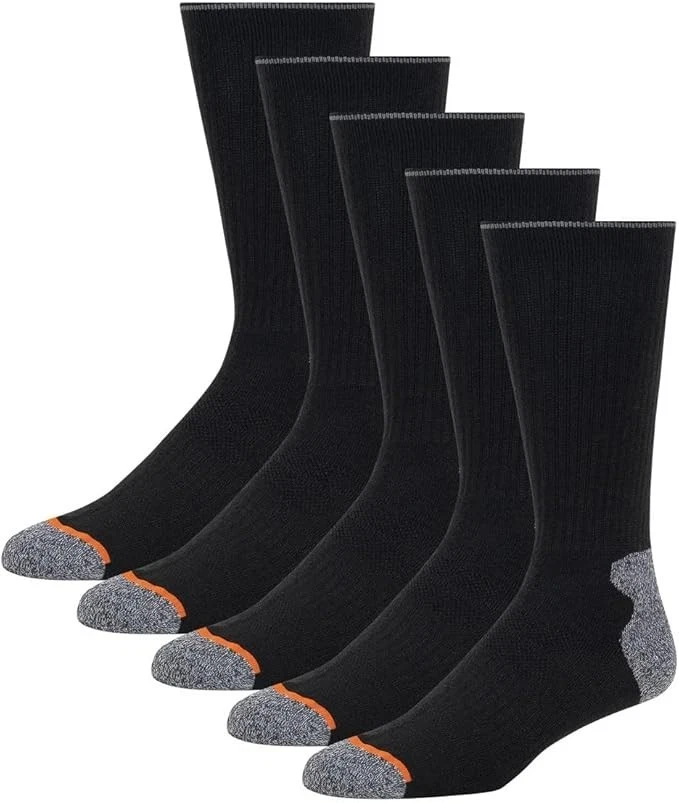 Calcetines cortos impermeables vintage para hombre al aire libre talla 6-12 negros 5 pares Foto 3 de 4